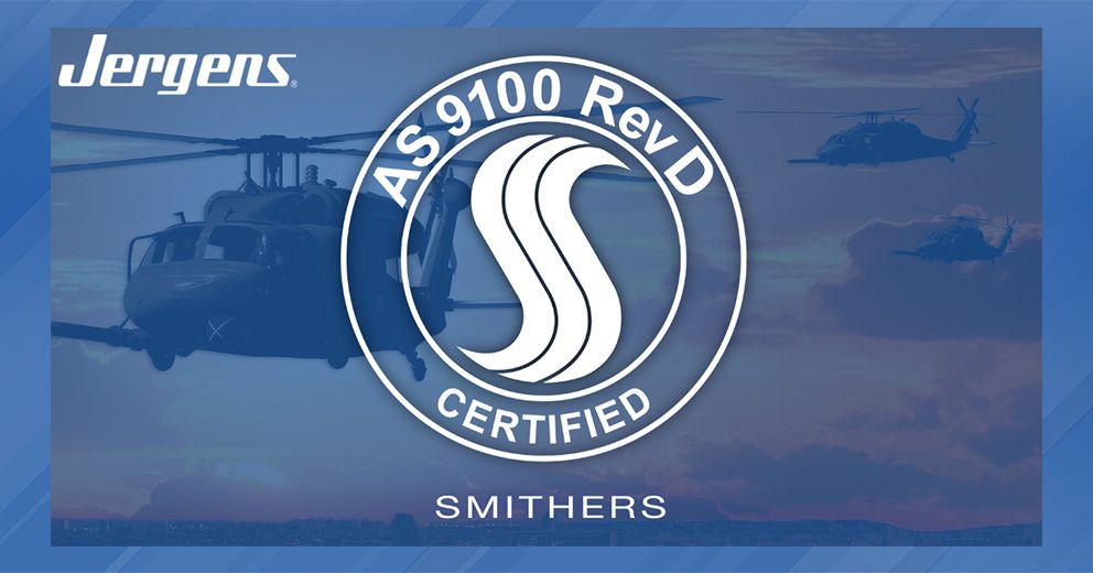 Jergens Is as9100 Rev D Certified